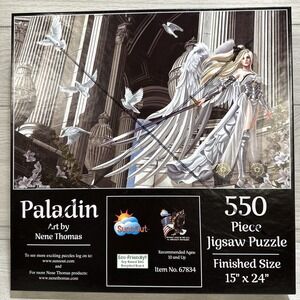 SUNS OUT 550 PC Puzzle 15x24" Paladin by Thomas *Damaged Box*Factory Sealed Bag*